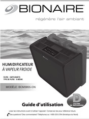 Bionaire BCM3855-CN Guide D'utilisation