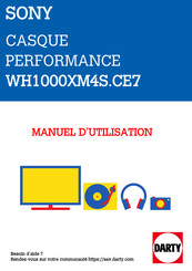 Sony WH-1000XM4 Manuel D'utilisation
