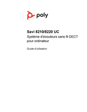 Poly Savi 8220 UC Guide D'utilisation