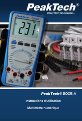 Peaktech 2005 A Instructions D'utilisation