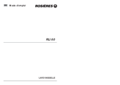 ROSIERES RLI 60 Mode D'emploi