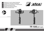 Efco TR 1540 Manuel D'utilisation Et D'entretien