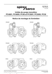 Spirax Sarco PC4000 Notice De Montage Et D'entretien