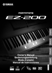 Yamaha PORTATONE EZ-200 Mode D'emploi