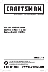 Craftsman CMCBL760 Guide D'utilisation
