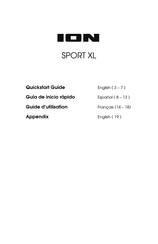 ION SPORT XL Guide D'utilisation