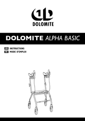 Dolomite ALPHA BASIC Mode D'emploi