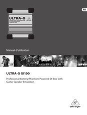 Behringer ULTRA-G GL100 Manuel D'utilisation