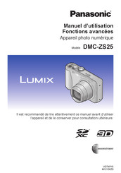 Panasonic Lumix DMC-ZS25 Manuel D'utilisation