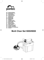 Pontec Multi Clear Set 5000 Notice D'emploi