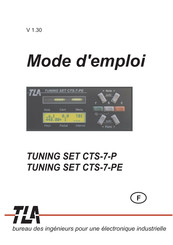 TLA CTS-7-P Mode D'emploi