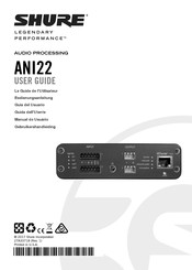 Shure ANI22 Guide De L'utilisateur