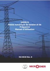 Microener UM30/A Manuel D'utilisation