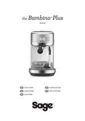 Sage Bambino Plus SES500 Guide Rapide
