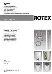 Daikin ROTEX E-PAC EPHT3H Manuel D'installation