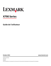 Lexmark f02 Guide De L'utilisateur
