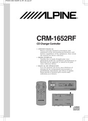 Alpine CRM-1652RF Mode D'emploi