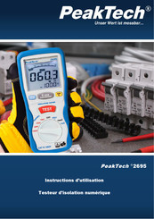 Peaktech 2695 Instructions D'utilisation