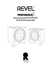 Harman REVEL PERFORMA3 B112V2 Guide De Démarrage Rapide