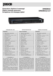 Paso DMG9016/117 Manuel D'utilisation