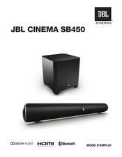 Harman JBL CINEMA SB450 Mode D'emploi
