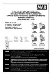 Max CN55 Manuel D'instructions D'utilisation