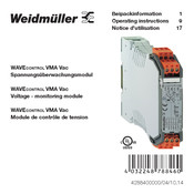 Weidmüller 8581220000 Notice D'utilisation