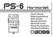 Boss PS-6 Harmonist Mode D'emploi