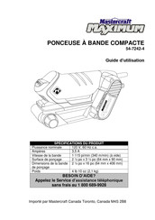 MasterCraft Maximum 54-7242-4 Guide D'utilisation