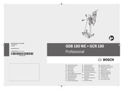 Bosch GCR 180 Professional Notice Originale