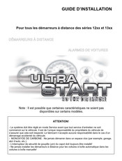 Ultra Start 1350 Série Guide D'installation
