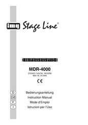 IMG STAGELINE MDR-4000 Mode D'emploi