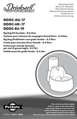 Petsafe Drinkwell Grand Chien DOGC-EU-19 Manuel D'utilisation