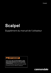 Cannondale Scalpel Supplément Au Manuel De L'utilisateur