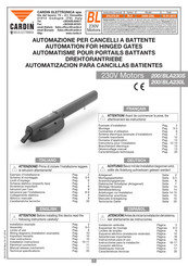 Riello Elettronica CARDIN 200/BLA230L Manuel D'instructions