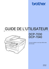 Brother DCP-7030 Guide De L'utilisateur
