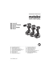 Metabo 02100 Série Notice D'utilisation Originale