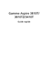 Acer Aspire 3410T Série Guide Rapide