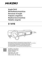 HIKOKI D 10YB Mode D'emploi