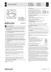 ESYLUX PD-C180i KNX Notice D'utilisation
