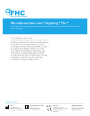 FHC microTargeting STar 70-AC-KT-ME Mode D'emploi