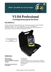 WOLFF Professional VI-D4 Mode D'emploi
