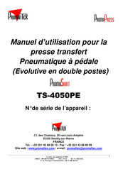 Promattex PromaShirt TS-4050PE Manuel D'utilisation