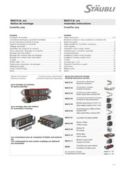 Staubli CombiTac MA213-06 Notice De Montage