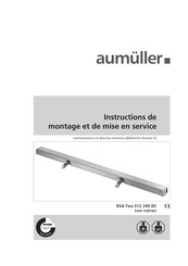 Aumuller KSA D S12 24V DC Instructions De Montage Et De Mise En Service