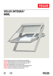 Velux integra MML Notice D'installation