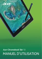 Acer Chromebook Tab 10 Manuel D'utilisation