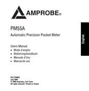 Amprobe PM55A Mode D'emploi