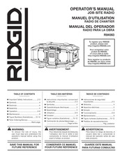 RIDGID R84083 Manuel D'utilisation