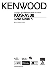 Kenwood KOS-A300 Mode D'emploi